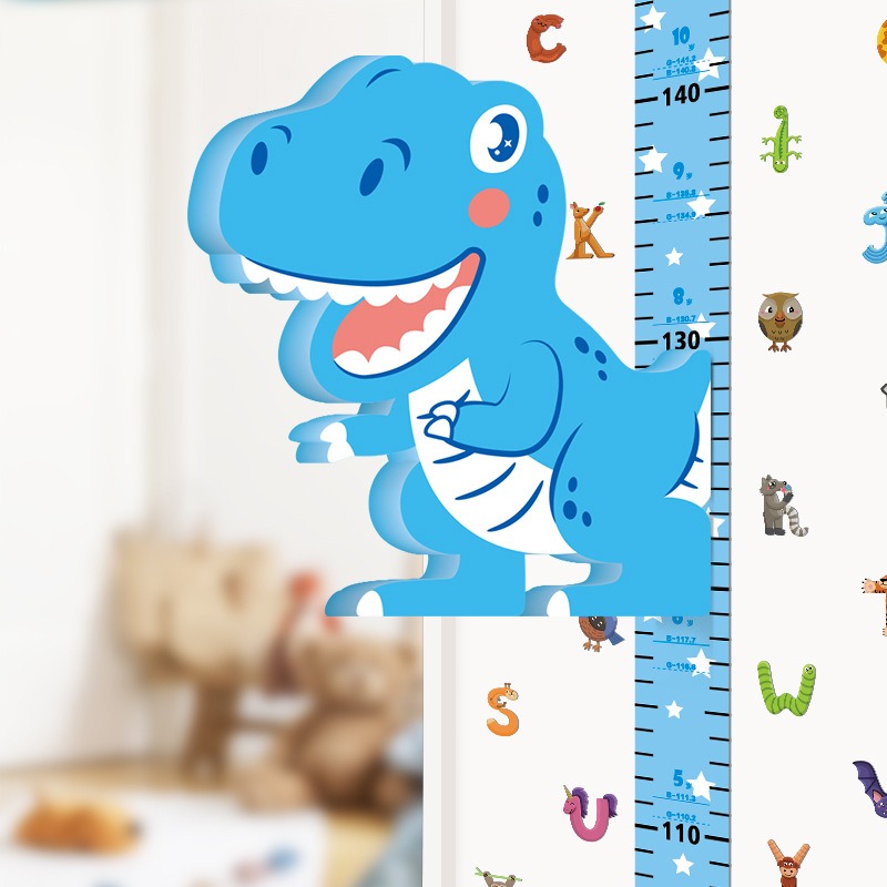 Baby Girl Nursery Quotes - Righello Giraffa Adesivi per altezza 3D