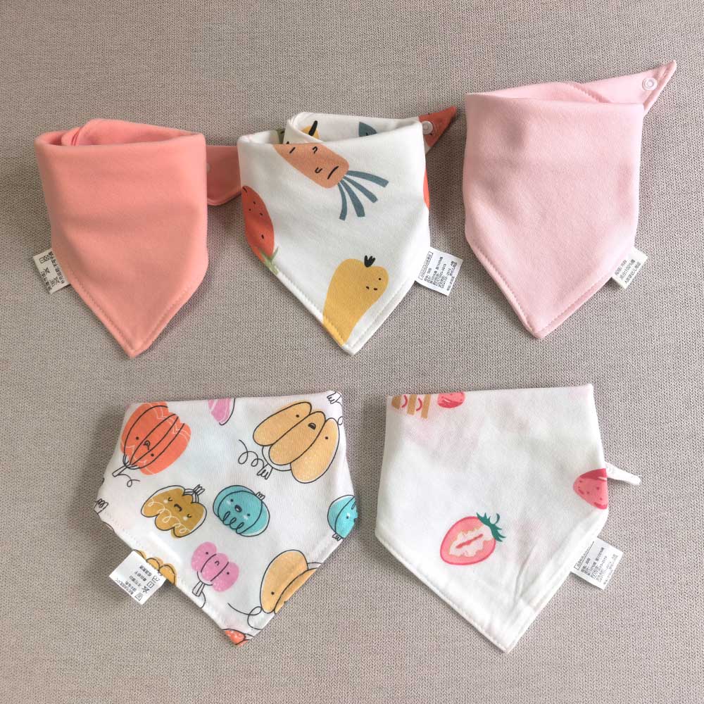 Baby Nursery Boy - Bavaglini per bambini, 100% cotone, asciugamano
