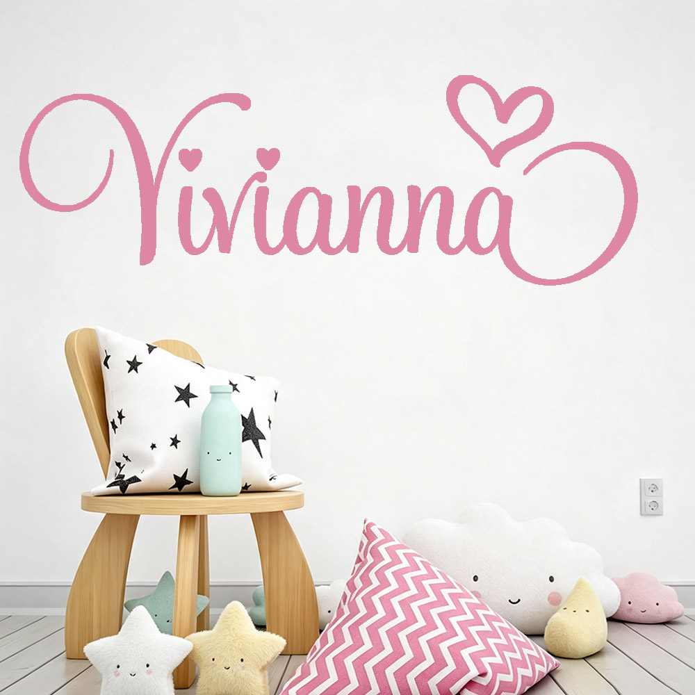 Baby Nursery Decor Girl - Adesivi Murali per Camere dei Bambini,