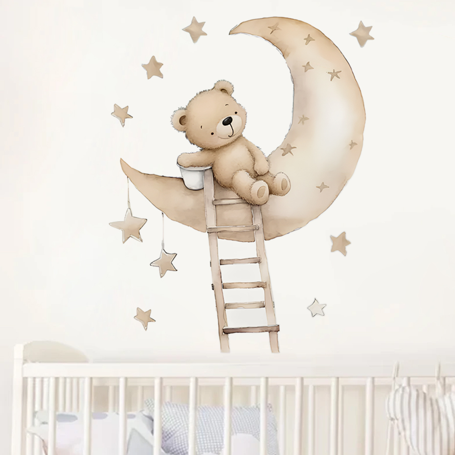 Simpatico orso stella nuvola a - Baby Nursery Decor Girl recensione e prezzo