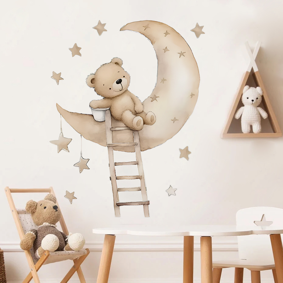 Simpatico orso stella nuvola a - Baby Nursery Decor Girl recensione e prezzo