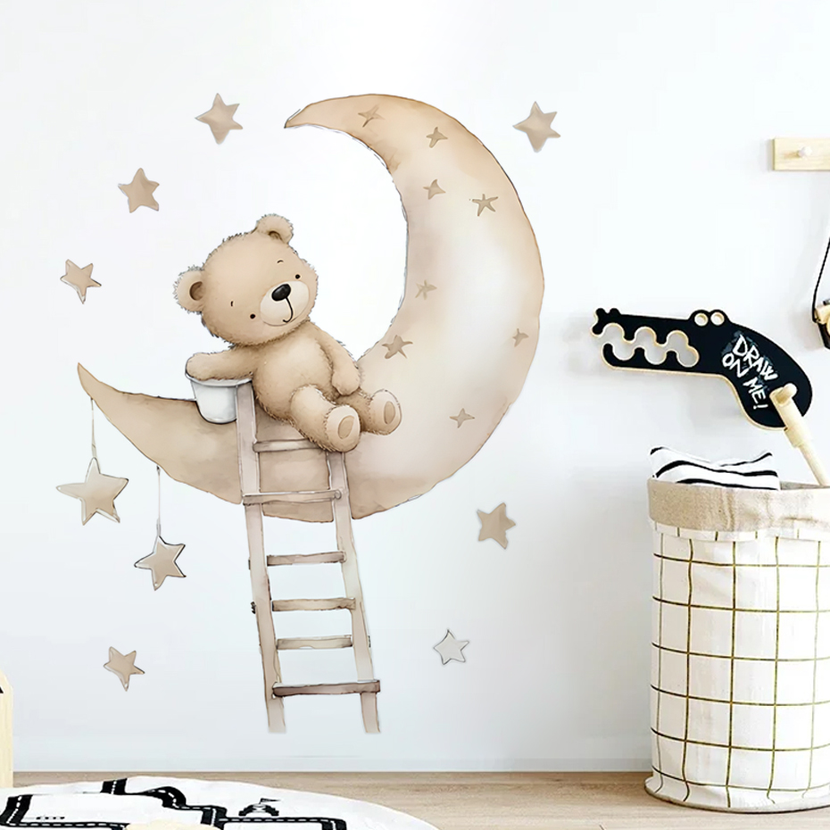 Simpatico orso stella nuvola a - Baby Nursery Decor Girl recensione e prezzo
