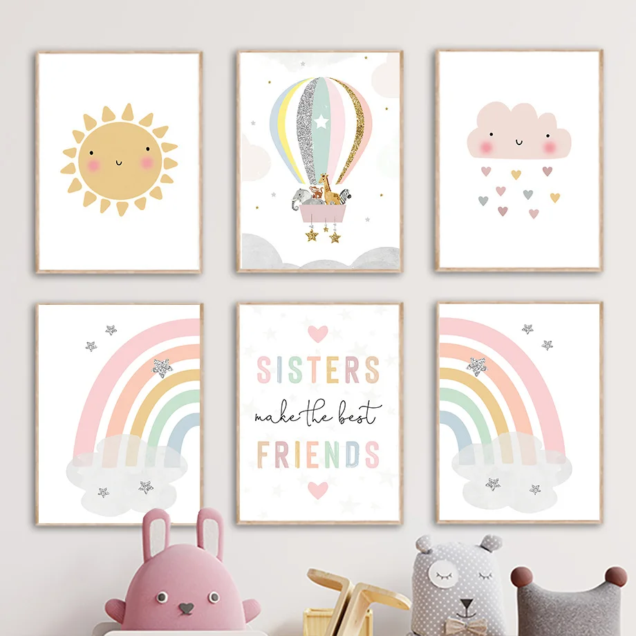 Poster e Stampe Nordiche con G - Baby Nursery Decor Girl recensione e prezzo