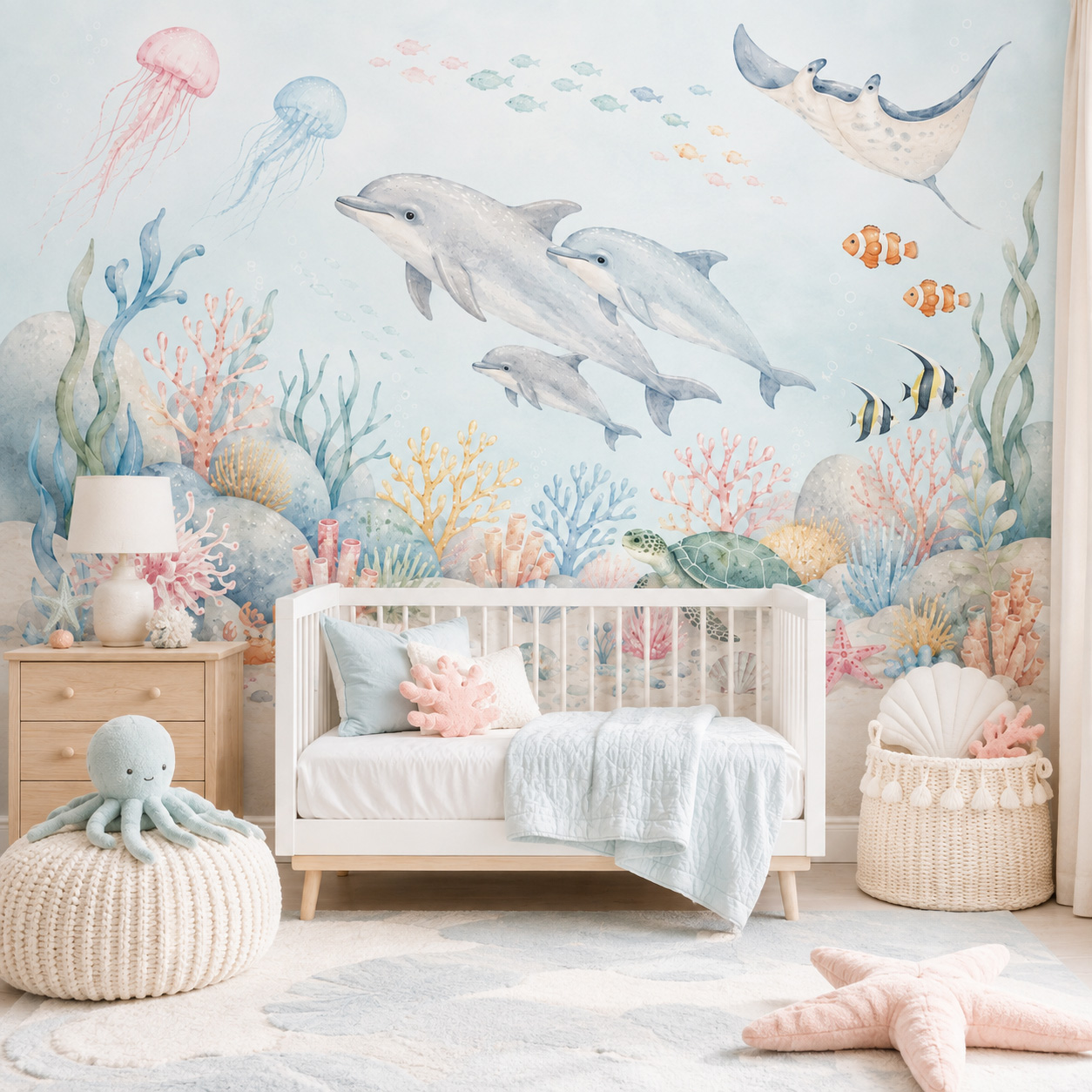 Carta da Parati Autoadesiva co - Baby Nursery Peel And Stick Wallpaper recensione e prezzo