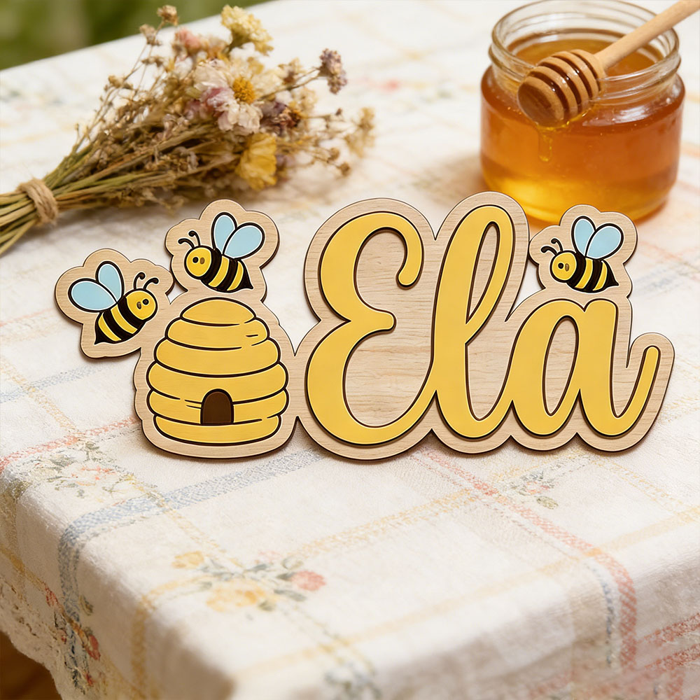 Insegna in Legno Personalizzat - Baby Nursery Decor Girl recensione e prezzo